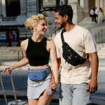 LAIMEIWEE Fanny Pack for Women & Men, Water-Resistant Crossbody Belt Bag with Adjustable Strap, Small Waist Pack for Travel, Running, Hiking & Workout